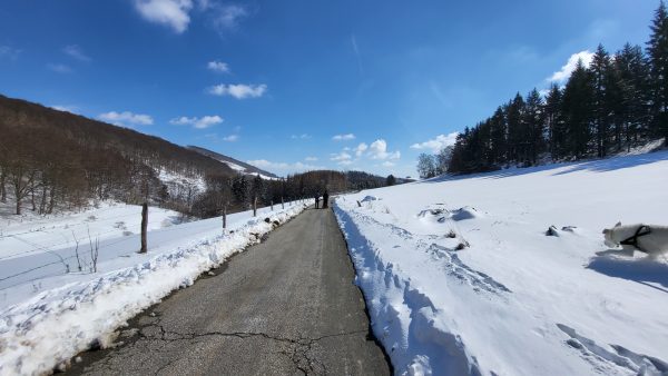 Wandern Bontkirchen Sauerland Winter